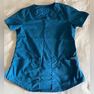 Cherokee Scrub Top Blue